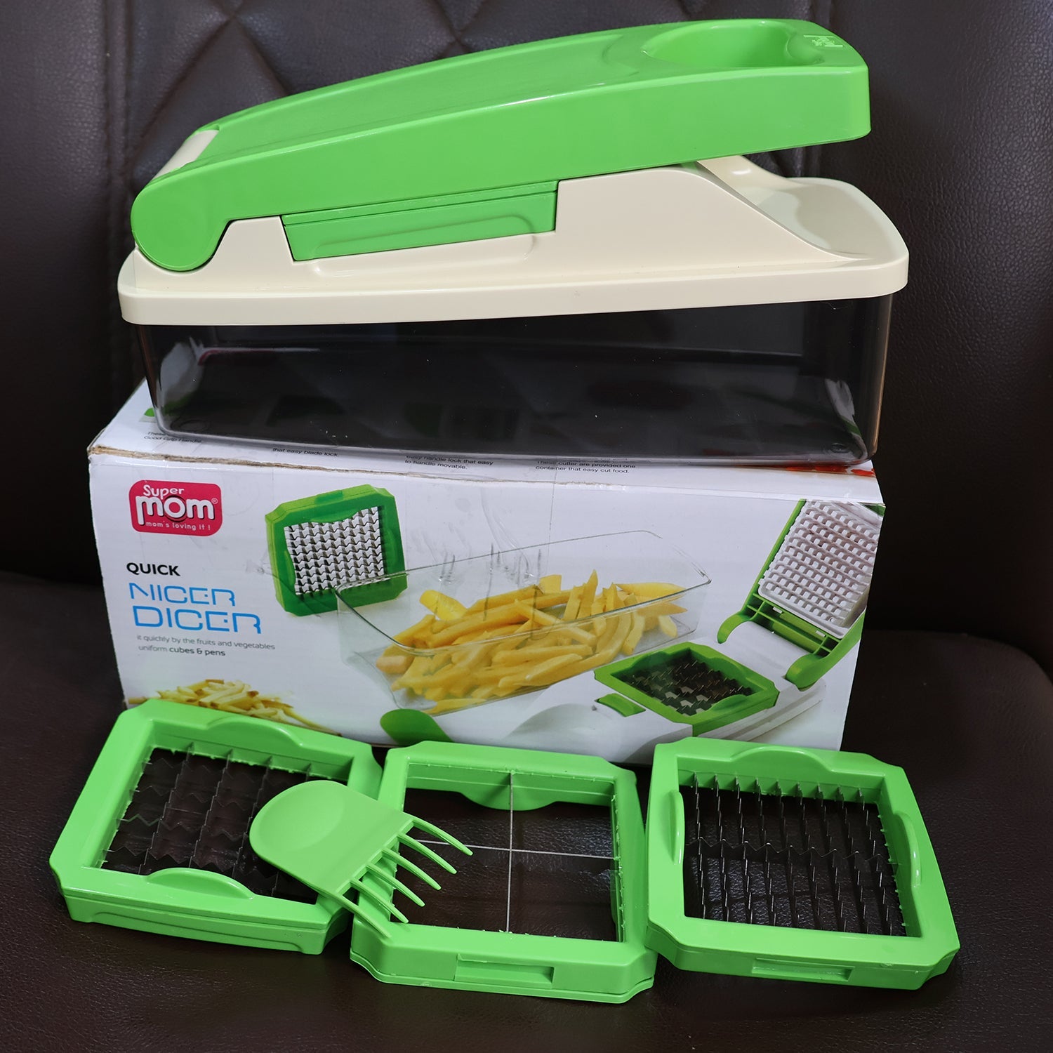 Supermom Quick Nicer Dicer – Multipurpose Vegetable & Fruit Chopper Supermom Quick Nicer Dicer – Multipurpose Vegetable & Fruit Chopper